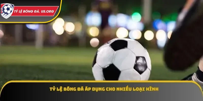 Tỷ lệ bóng đá áp dụng cho nhiều loại hình